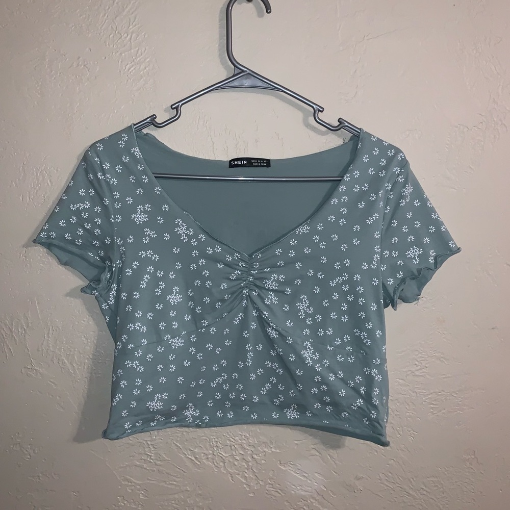 NWOT SHEIN floral shirt